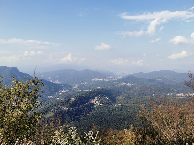 The view towards Switzerland. No mountains visible today. 