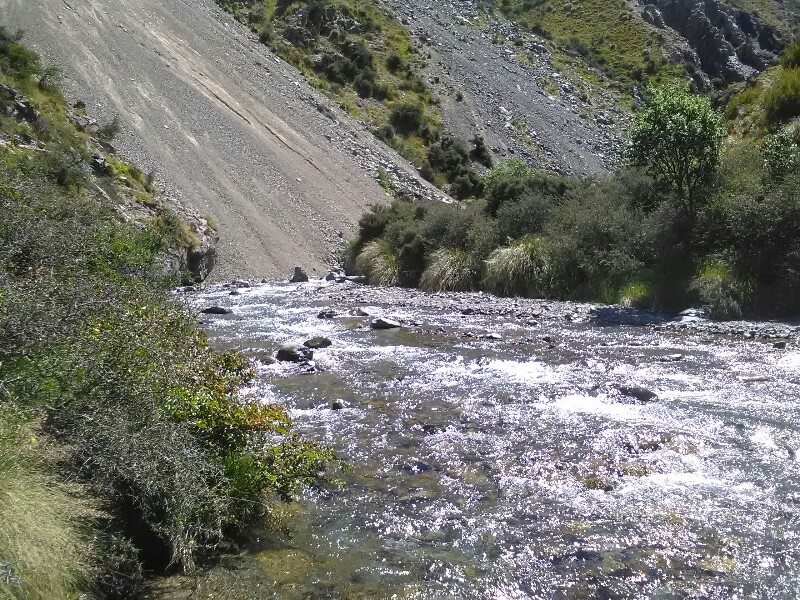 Following the river upstream