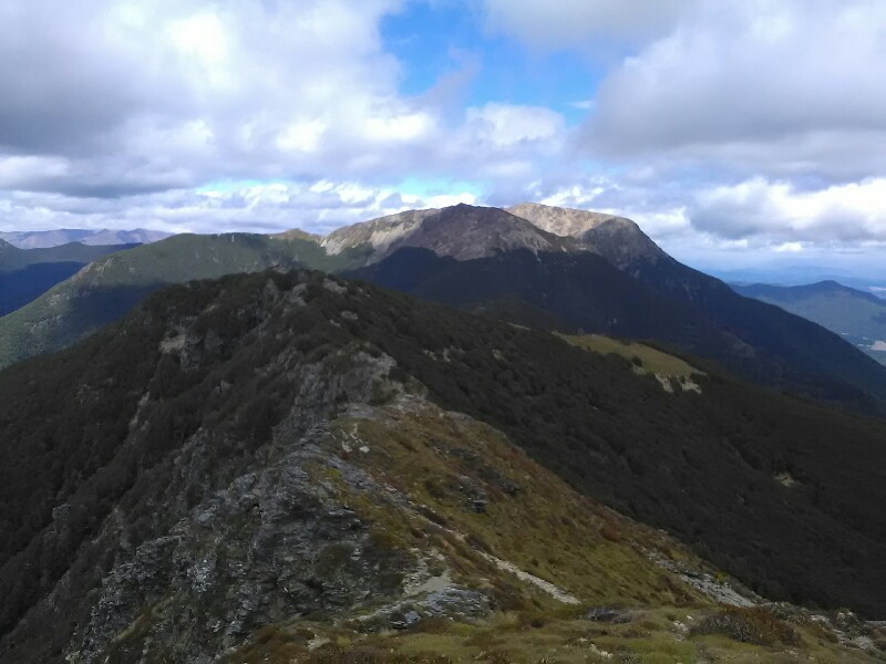 For tomorrow: Little Rintoul with Mt Rintoul behind