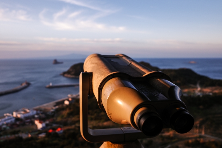 Jeju and Hallasan are clearly visible. Even without binoculars.