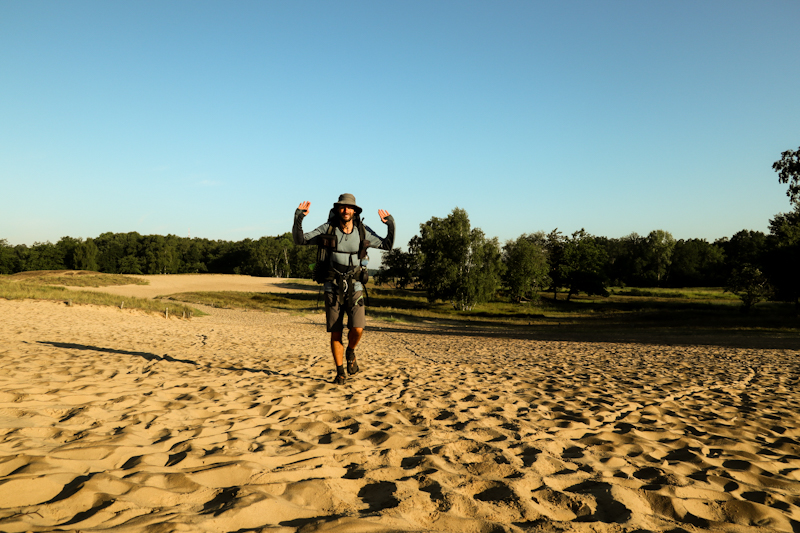 Enjoying the dunes
