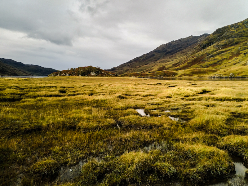 Shortly before reaching Sourlies Bothy