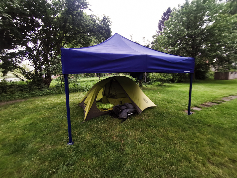 A tent under a tent