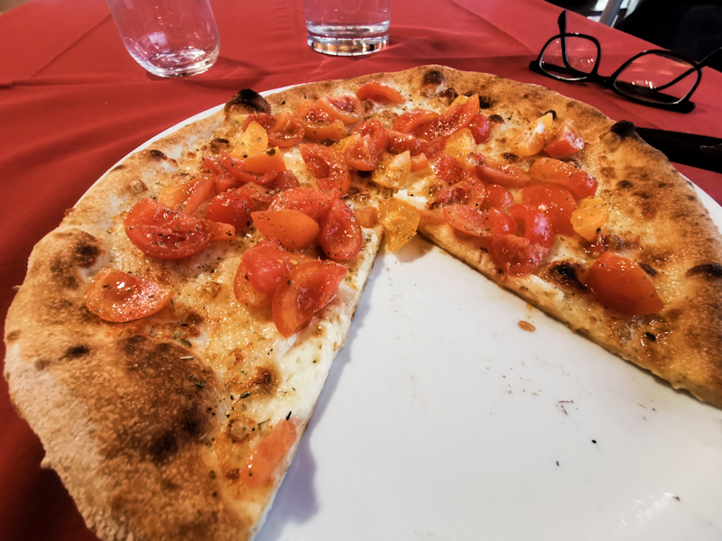 You know you are off the beaten track when you pay 6 Euros for a Pizza