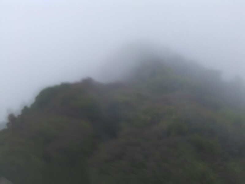 The summit. The lens is wet. Sorry :/ But not much to see anyway...