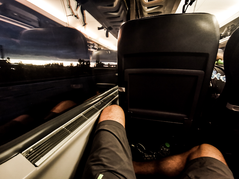 Heading north and into the night