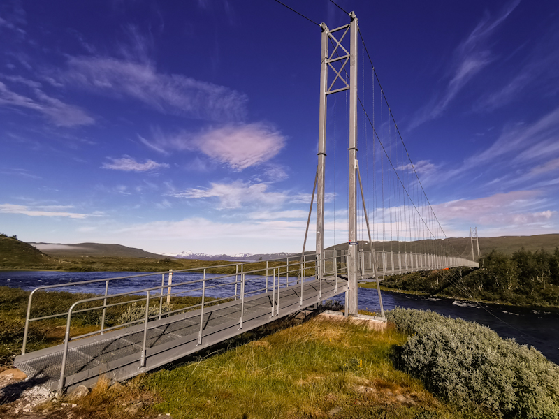 Now that's a bridge. If painted in the same red color as the houses, it could be Golden Gate Bridge...