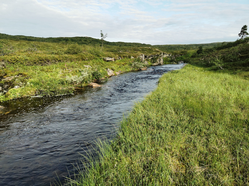 Another river crossing. Harder then it looks. 