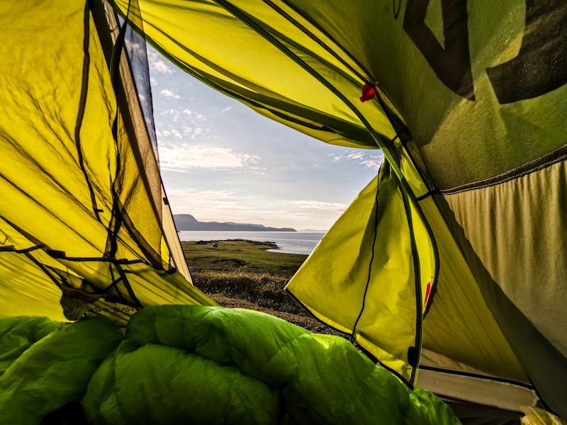 Camping with a view