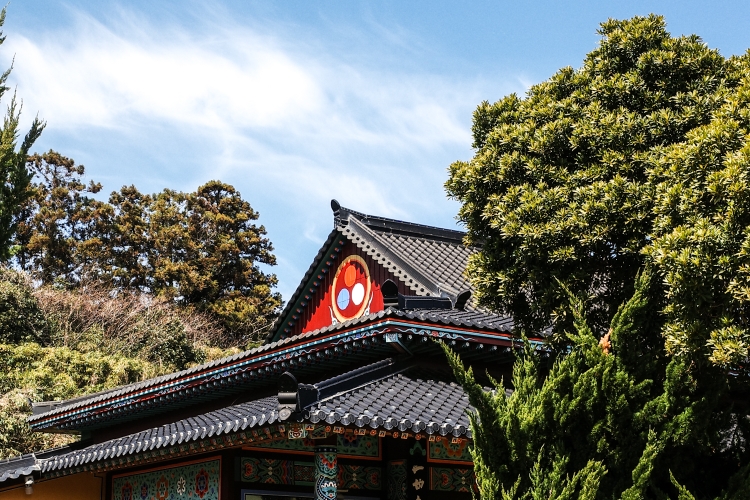A temple along the way