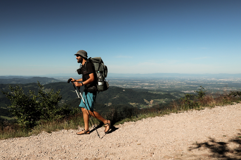 In front of the Vosges and Strasbourg