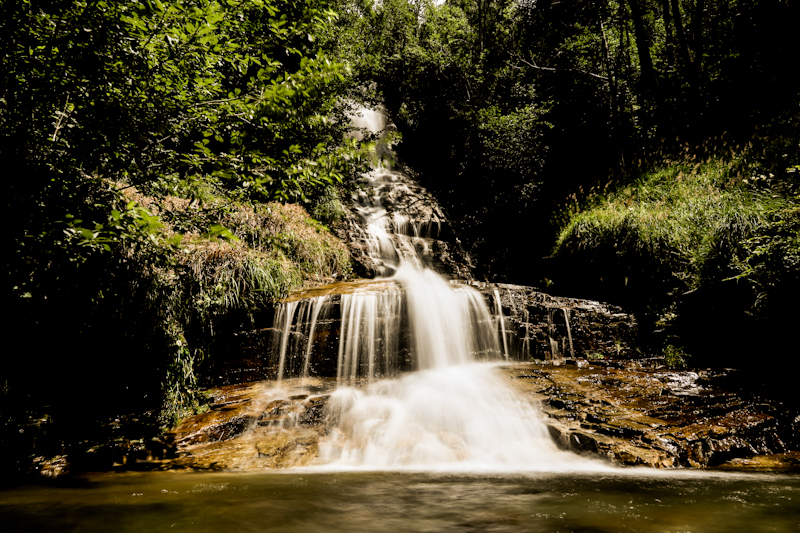 Plenty of water along the way to cool down my feet