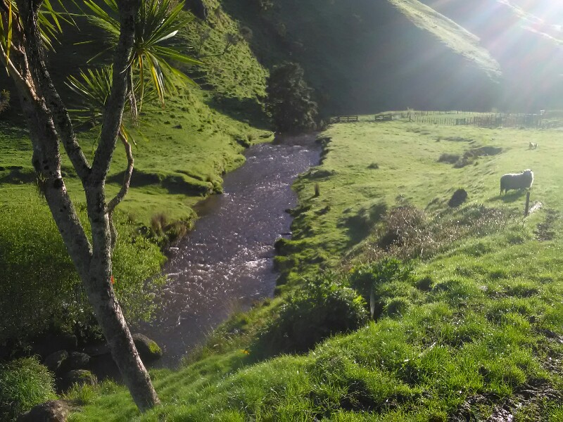 Following the river