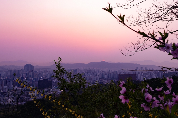 One last sunsrise in Korea