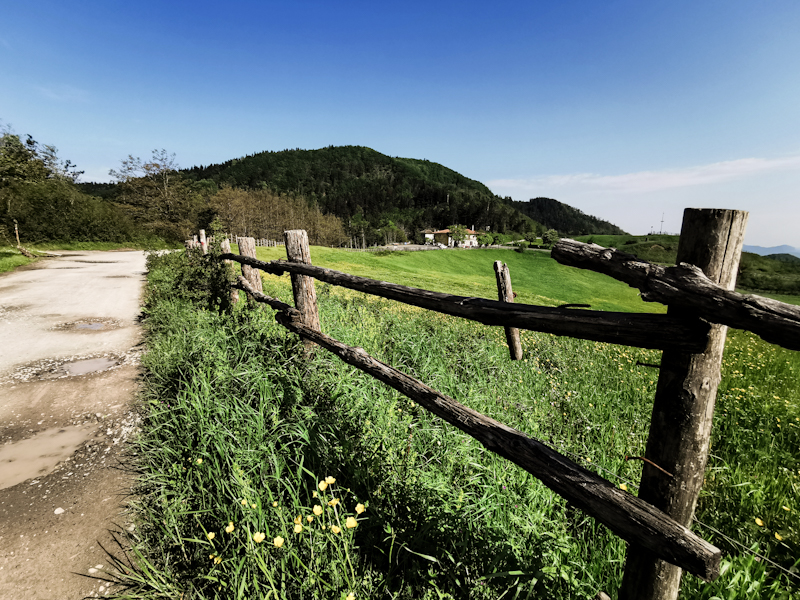 A last look back at Passo del Giogo 