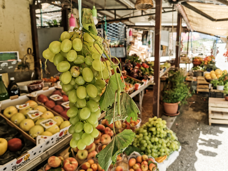 Fruit stand along the way