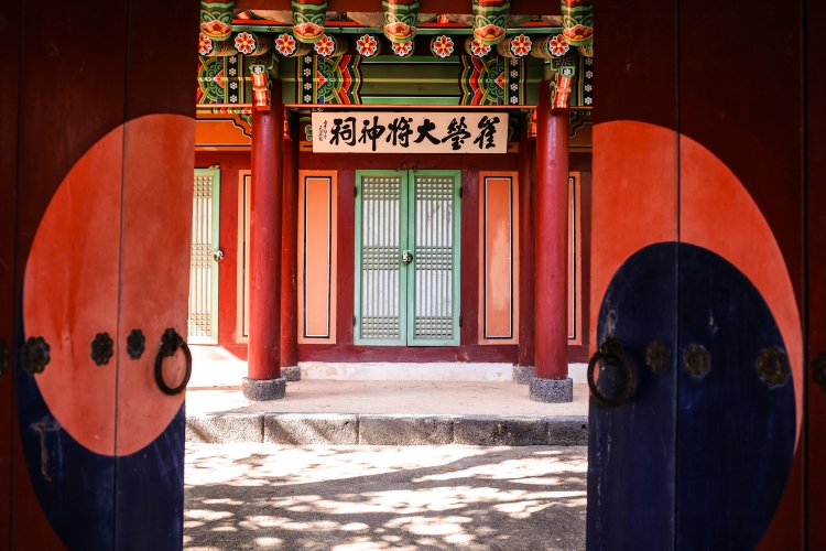 A shrine along the way