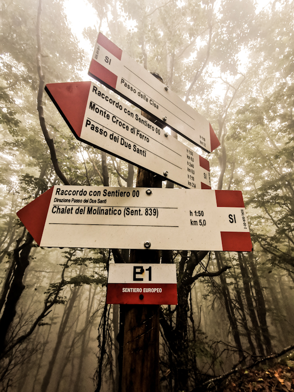 In Norway they were green, in Sweden blue, in Switzerland yellow and here the signs are red.