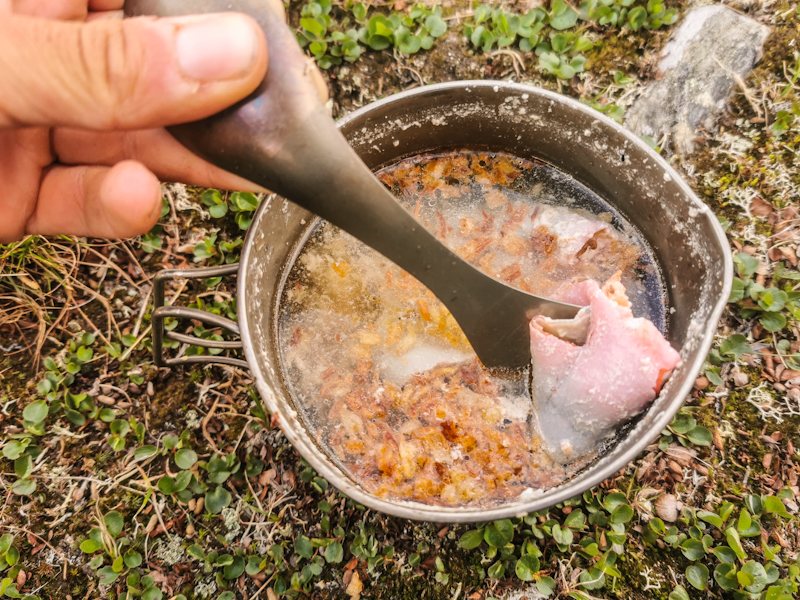 Fish soup. It sure tastes better than it looks ;) 