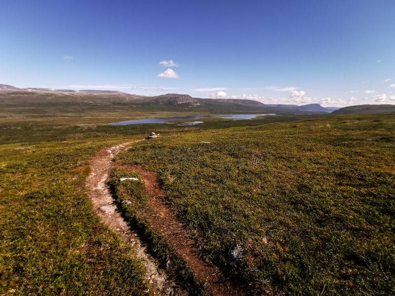 Looking back towards Kilpisjarvi 