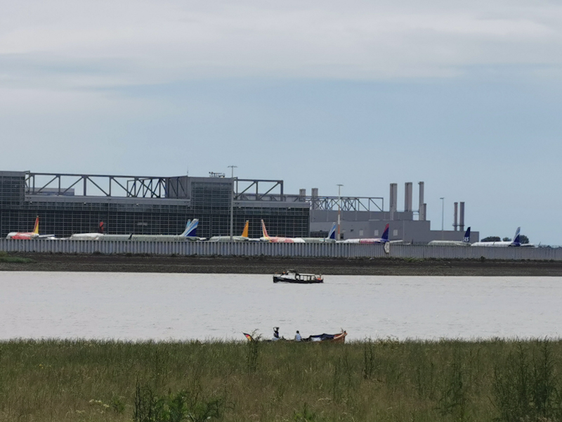 And the Airbus plant