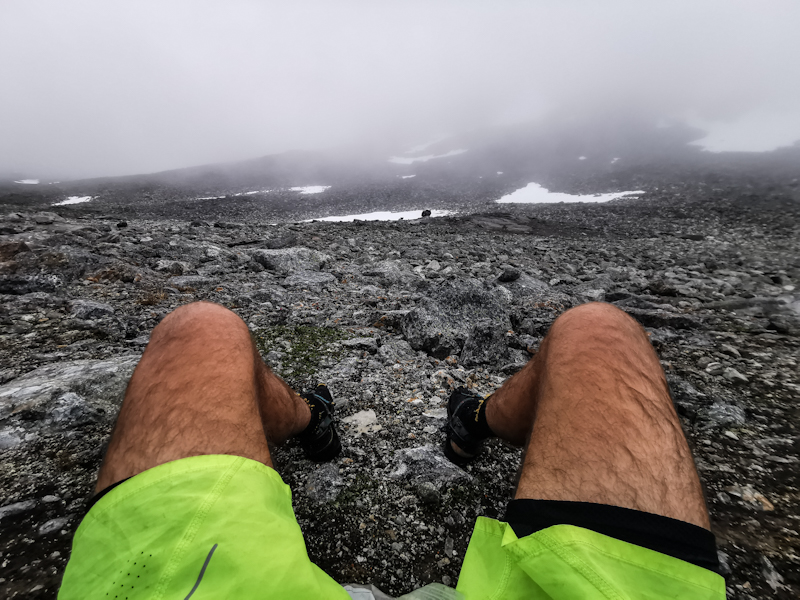 Break on the highest point of E1 in Scandinavia