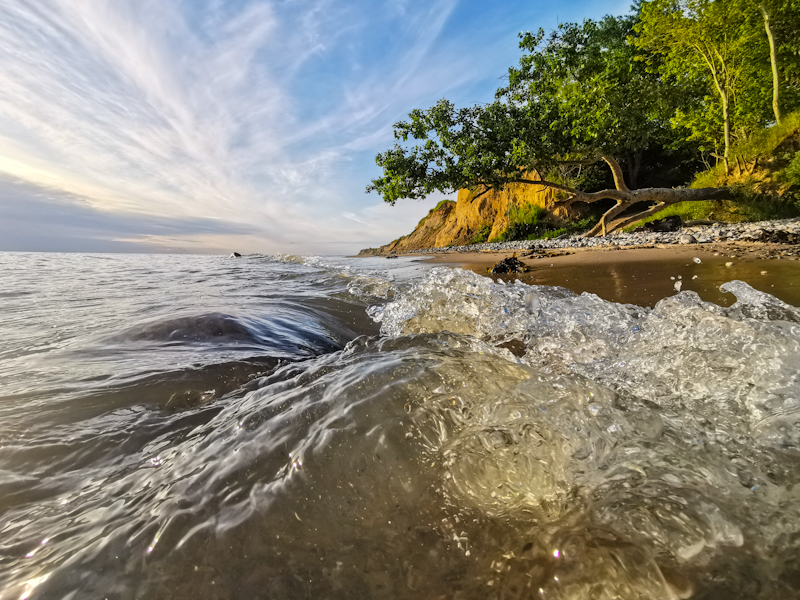 The wild coastline