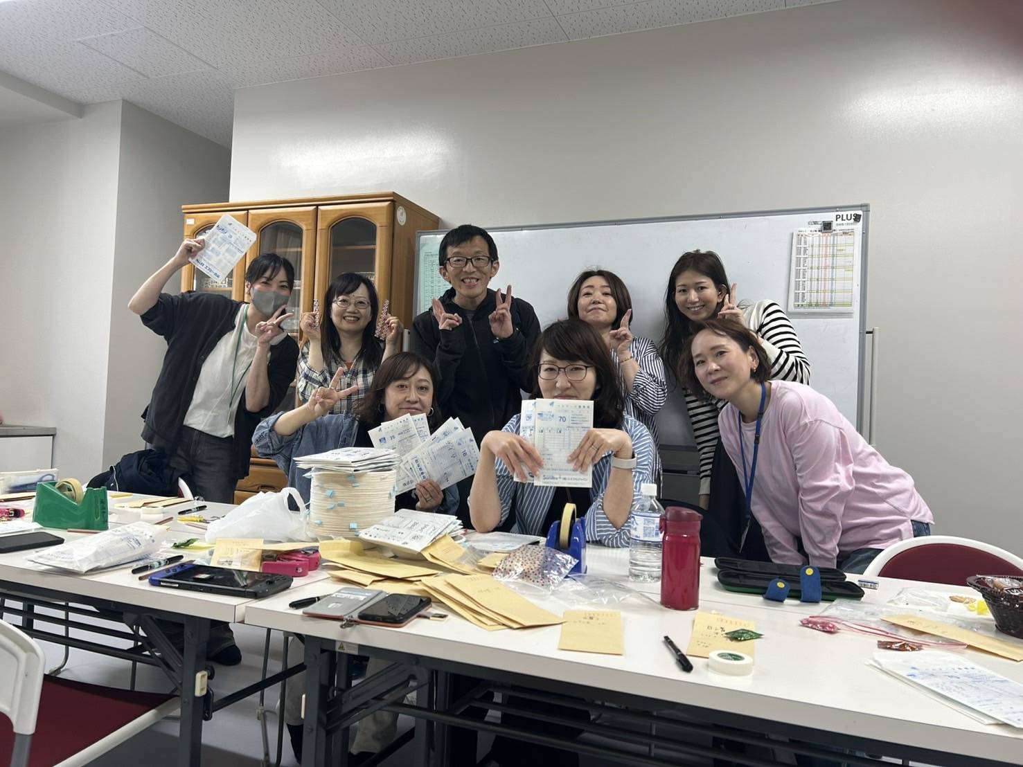 ベルマーク仕分け作業が完了しました！