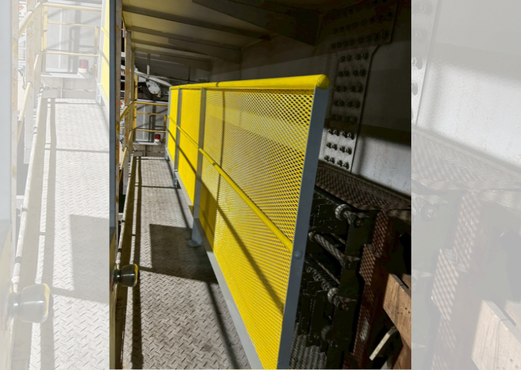 クレーン安全柵更新工事｜大阪府堺市 某工場