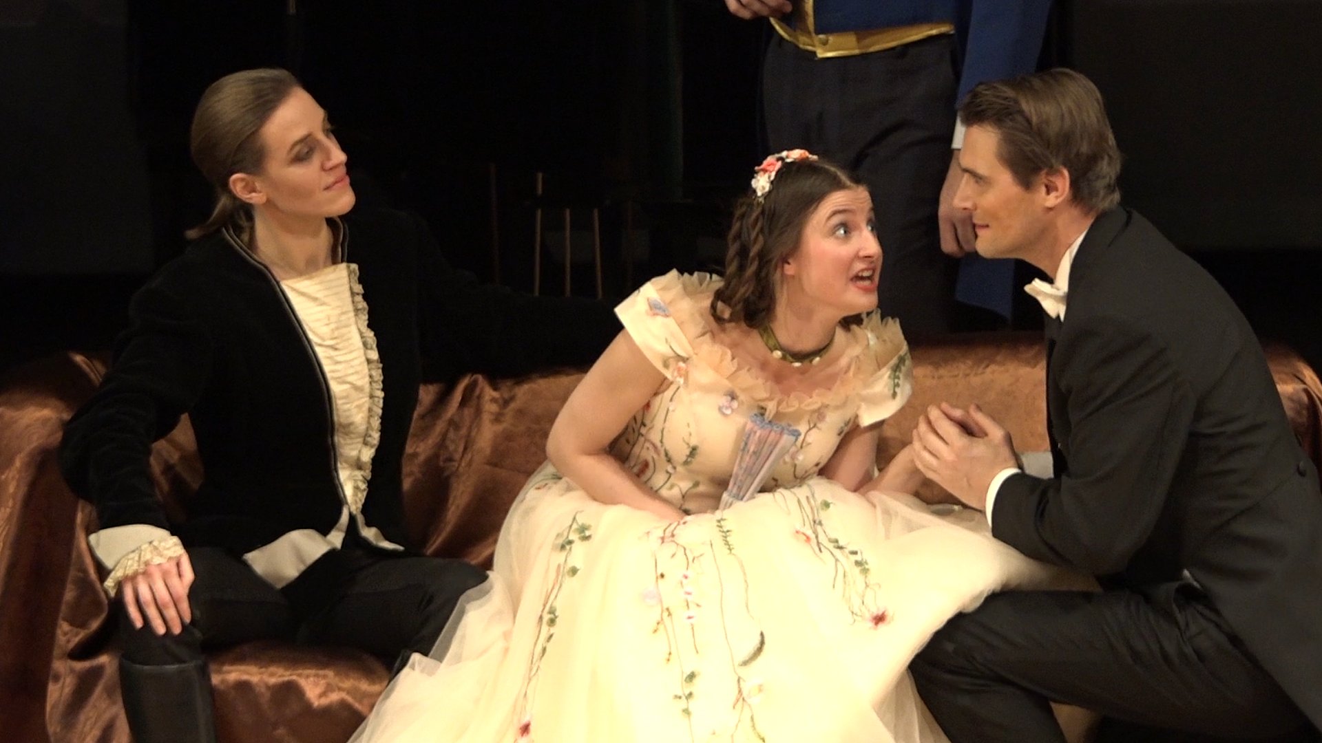 "Die Fledermaus" Ensemble Oper@Tee (c) Heinz Lasek 2019 Maria Lukasovsky, Alice Waginger, Martin Hulan