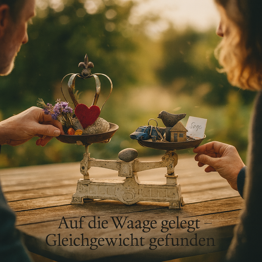 Auf die Waage gelegt - Gleichgewicht gefunden