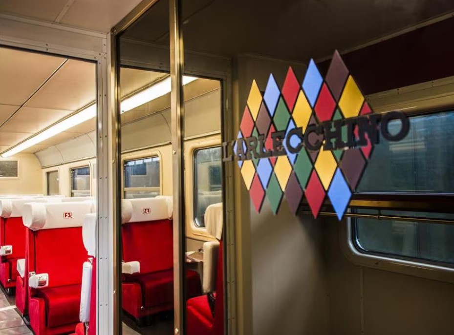The Arlecchino the elegant Italian historic Designer Train amalfistyle