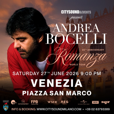 Andrea Bocelli Venice Concert - Piazza San Marco