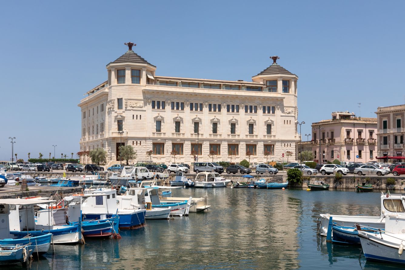This Italian Island Hotel Sits Inside a Stunning 1920s Post Office