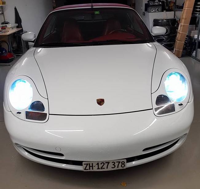 Porsche 911  996 Jg 1998 LED Umbau Standlicht H6W Xenon D2S Osram CBI 6000K