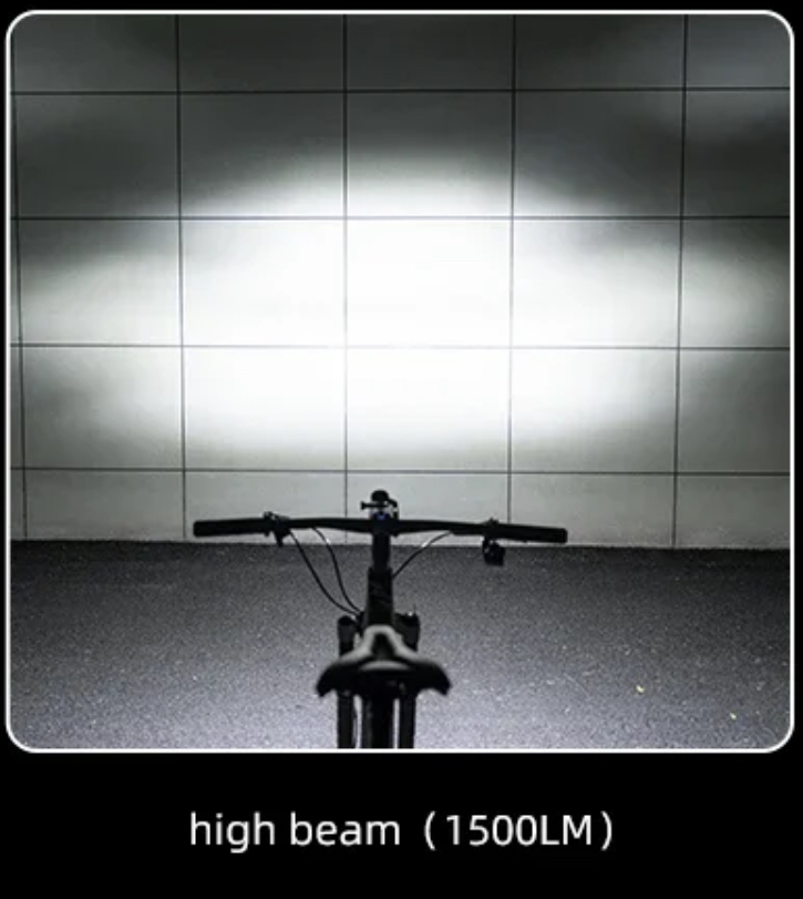Fahrradlicht mit Abblendlicht und Fernlicht