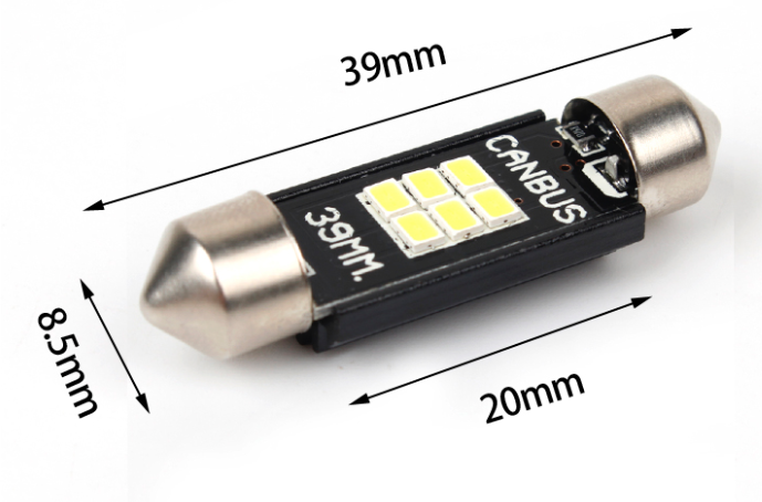 LED 39MM 6SMD Soffitte Weiß-LED