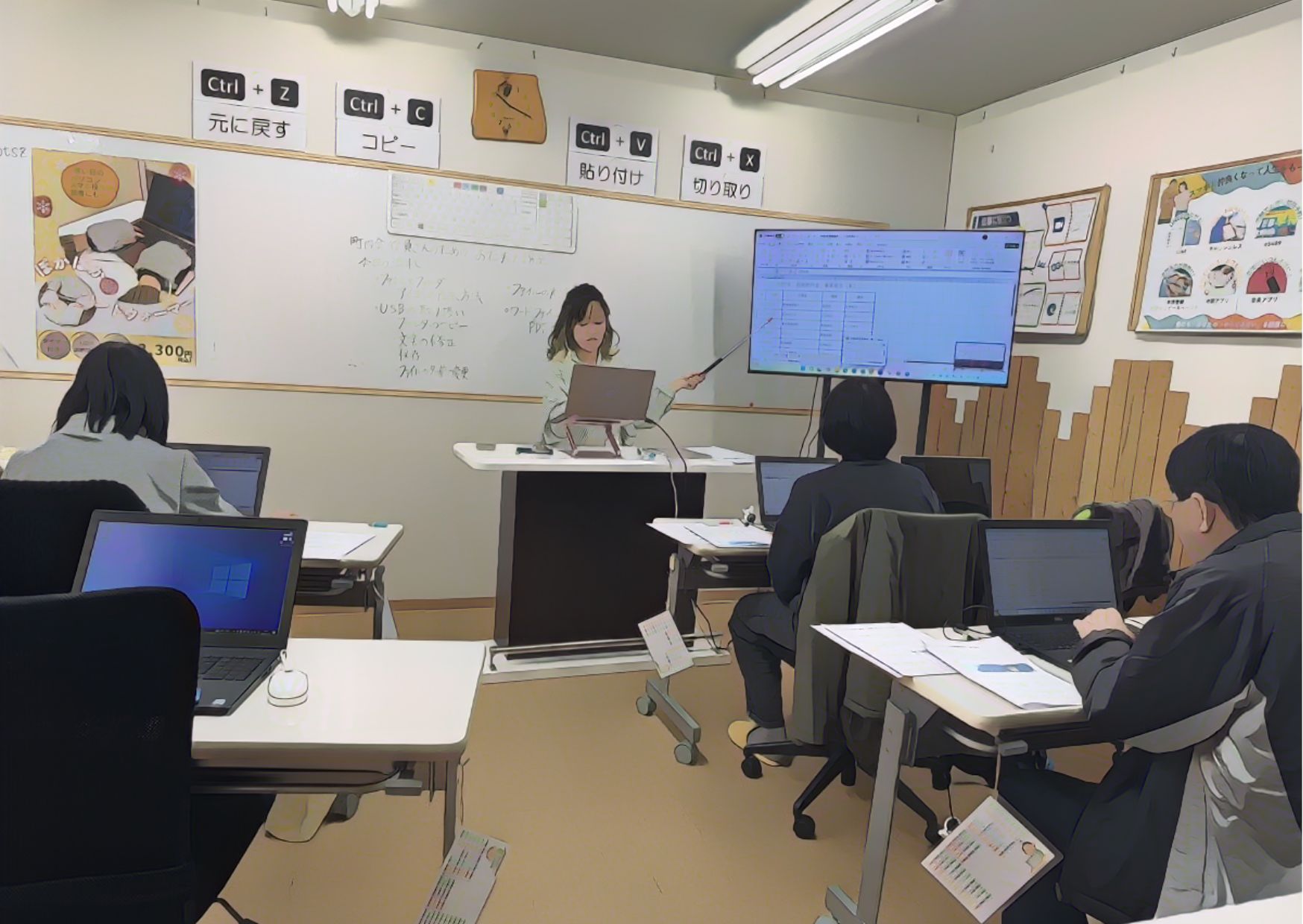 ウォンツは町内役員さんのための おたすけ教室です