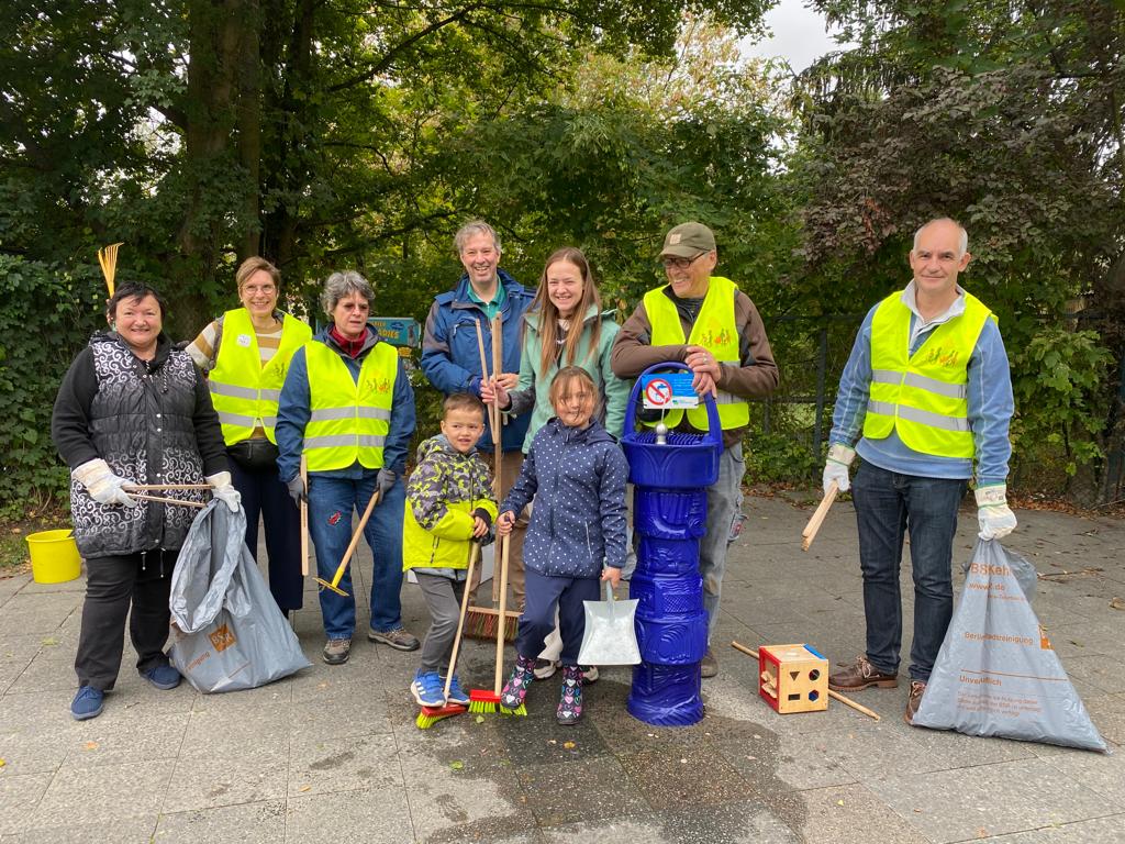 World_Clean_Up_Day am 17.09.2022 in der Bahnhofstraße