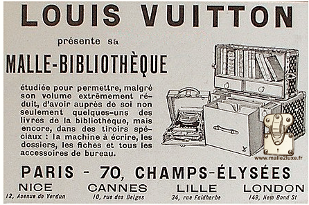 malle bibliothèque louis vuitton