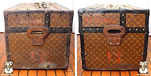 Malle ideale Louis Vuitton toile monogramme