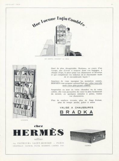 Hermes sac a main ancien publicité et catalogue