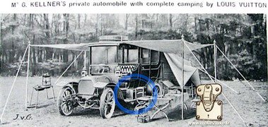 boite a outil auto vuitton malle acajou