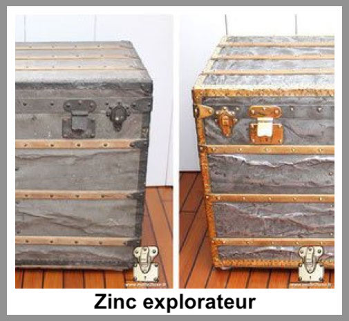 zinc explorateur Malle Louis Vuitton 