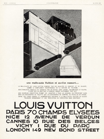 publicité maison de luxe ancienne paris 
