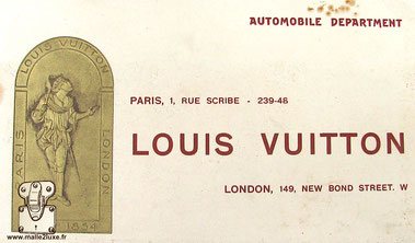 Louis Vuitton 1 rue du scribe automobile department