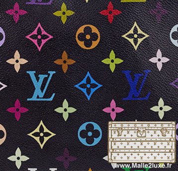 Louis Vuitton Trunk Stencil Coated Canvas Mark Malle2luxe