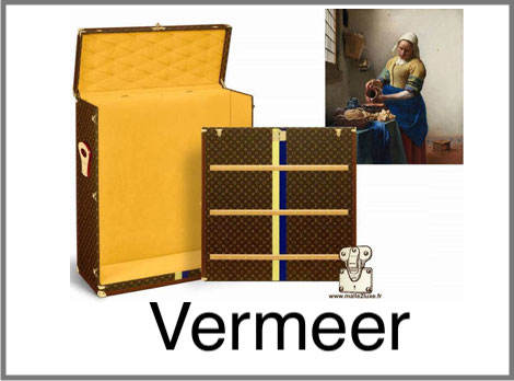 Malle a tableau Vermeer la jeune fille a la perle Louis Vuitton