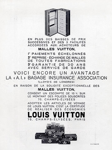 ancienne publicité louis vuitton luxe