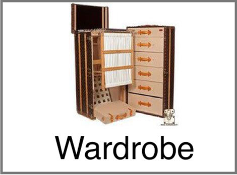 malle armoire wardrobe Louis vuitton